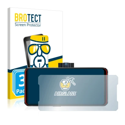 Vorderseite einer Produktverpackung mit dem Markenlogo BROTECT. Daneben ist das Gerät Lenovo Legion Duel mit dem zugehörigen D