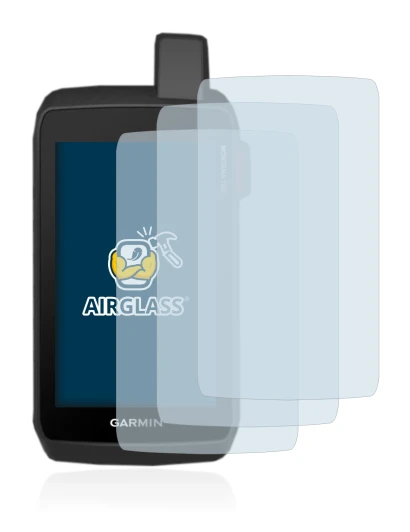 Abbildung des Geräts Garmin Montana 750i mit einer Vielzahl des Displayschutzes.