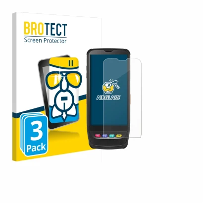 Vorderseite einer Produktverpackung mit dem Markenlogo BROTECT. Daneben ist das Gerät Casio IT-G650 mit dem zugehörigen Displa