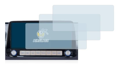 Abbildung des Geräts Hyundai Kona 2020 Infotainment System 10" mit einer Vielzahl des Displayschutzes.