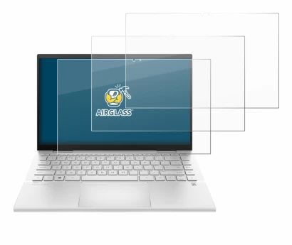 Abbildung des Geräts HP Pavilion x360 (14-dyX) mit einer Vielzahl des Displayschutzes.