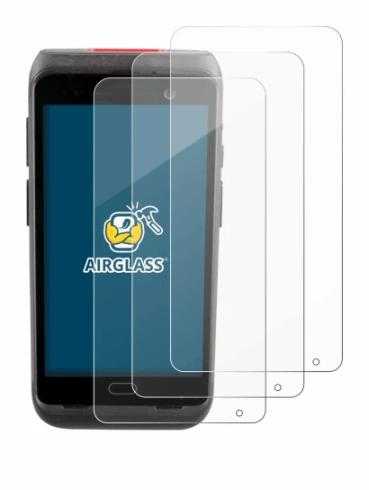 Abbildung des Geräts Honeywell CT40 XP mit einer Vielzahl des Displayschutzes.