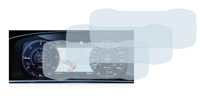 Abbildung des Geräts Volkswagen Golf 7 Facelift (2016-2019) Active Info Display 12.3" mit einer Vielzahl des Displayschutzes.
