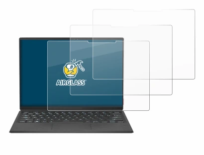 Abbildung des Geräts ASUS Rog Flow Z13 2022 mit einer Vielzahl des Displayschutzes.