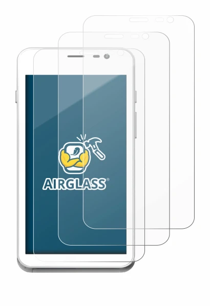 Abbildung des Geräts Pax A77 mit einer Vielzahl des Displayschutzes.