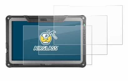 Abbildung des Geräts Getac F110 G6 mit einer Vielzahl des Displayschutzes.