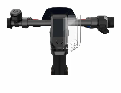 Abbildung des Geräts NIU KQi3 Pro mit einer Vielzahl des Displayschutzes.