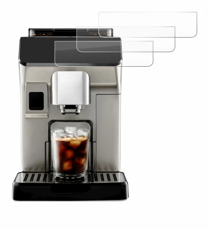 Abbildung des Geräts DeLonghi Eletta Explore mit einer Vielzahl des Displayschutzes.