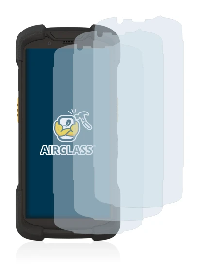 Abbildung des Geräts Zebra TC73 mit einer Vielzahl des Displayschutzes.