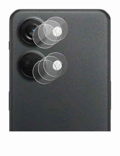 Abbildung des Geräts OnePlus Nord 3 5G (NUR Kameraschutz) mit einer Vielzahl des Displayschutzes.