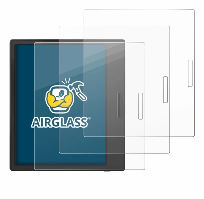 Abbildung des Geräts Boox Page mit einer Vielzahl des Displayschutzes.