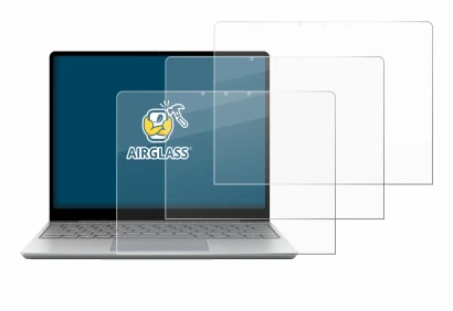 Abbildung des Geräts Microsoft Surface Laptop Go 3 Business mit einer Vielzahl des Displayschutzes.