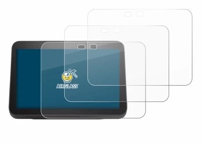 Abbildung des Geräts Amazon Echo Show 8 2023 (3. Gen.) mit einer Vielzahl des Displayschutzes.