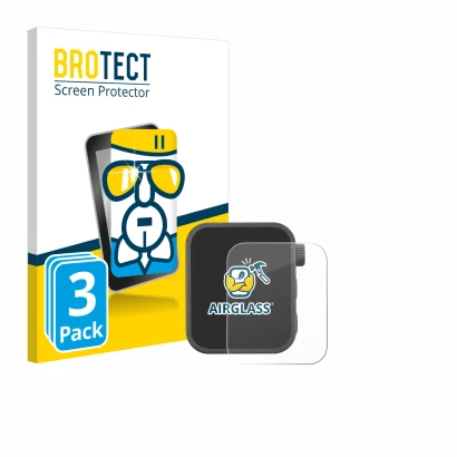 Vorderseite einer Produktverpackung mit dem Markenlogo BROTECT. Daneben ist das Gerät Godox X3 mit dem zugehörigen Displayschu