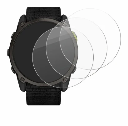 Abbildung des Geräts Garmin Enduro 3 mit einer Vielzahl des Displayschutzes.