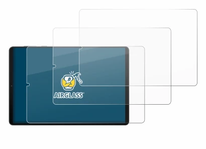 Abbildung des Geräts Lenovo Legion Y700 (2024) mit einer Vielzahl des Displayschutzes.