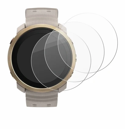 Abbildung des Geräts Polar Vantage M3 mit einer Vielzahl des Displayschutzes.