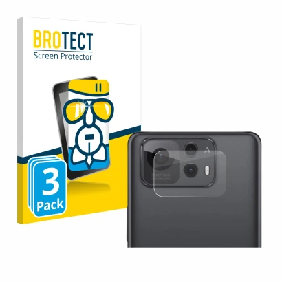 Vorderseite einer Produktverpackung mit dem Markenlogo BROTECT. Daneben ist das Gerät ASUS ZenFone 12 Ultra (NUR Kameraschutz)