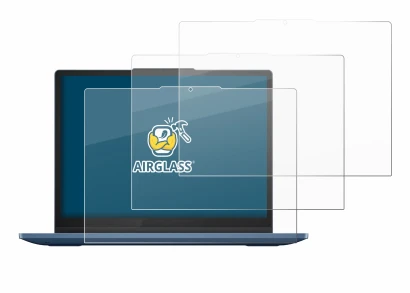 Abbildung des Geräts Lenovo IdeaPad Flex 3i Chromebook 12" mit einer Vielzahl des Displayschutzes.