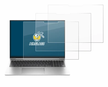 Abbildung des Geräts HP EliteBook 835 G11 mit einer Vielzahl des Displayschutzes.