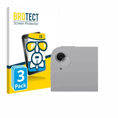 Vorderseite einer Produktverpackung mit dem Markenlogo BROTECT. Daneben ist das Gerät Apple iPad Air 11