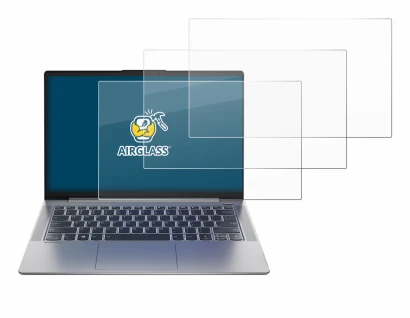 Abbildung des Geräts Lenovo IdeaPad 5 14ALC05 mit einer Vielzahl des Displayschutzes.