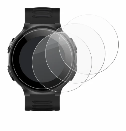 Abbildung des Geräts Kiprun GPS 500 Coros mit einer Vielzahl des Displayschutzes.