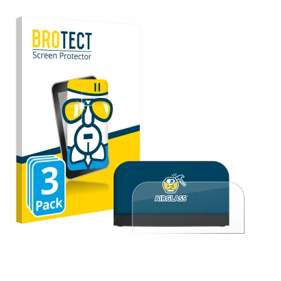 Vorderseite einer Produktverpackung mit dem Markenlogo BROTECT. Daneben ist das Gerät Nintendo Switch 2 Station mit dem zugehö