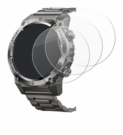 Abbildung des Geräts Naixues 55G 1.46" mit einer Vielzahl des Displayschutzes.