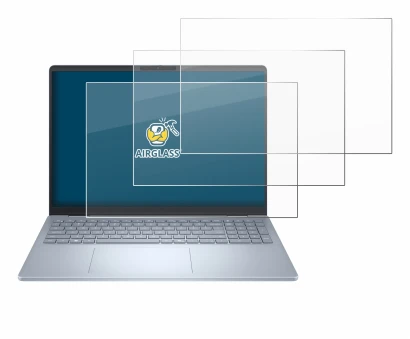 Abbildung des Geräts Dell 16 Plus Laptop mit einer Vielzahl des Displayschutzes.