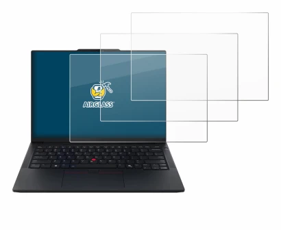 Abbildung des Geräts Lenovo ThinkPad E14 Gen 7 mit einer Vielzahl des Displayschutzes.