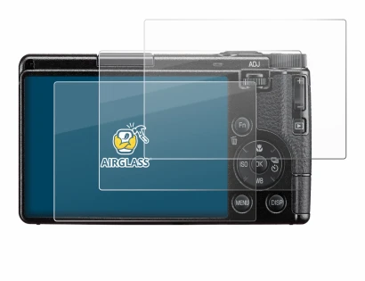 Abbildung des Geräts Ricoh GR IV 2025 mit einer Vielzahl des Displayschutzes.