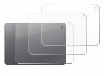 Abbildung des Geräts Samsung Galaxy Tab S10 Lite (Rückseite) mit einer Vielzahl des Displayschutzes.