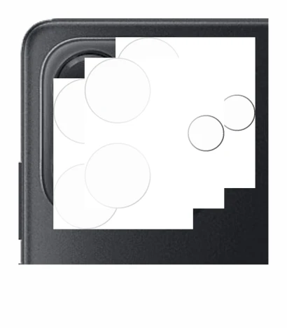Abbildung des Geräts Xiaomi Redmi Note 14 4G (NUR Kameraschutz) mit einer Vielzahl des Displayschutzes.