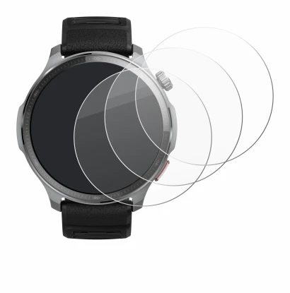 Abbildung des Geräts Huami Amazfit Balance 2 XT mit einer Vielzahl des Displayschutzes.