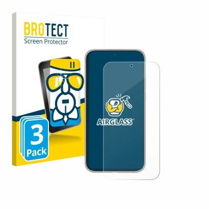 Vorderseite einer Produktverpackung mit dem Markenlogo BROTECT. Daneben ist das Gerät Huawei Mate 70 Air mit dem zugehörigen D