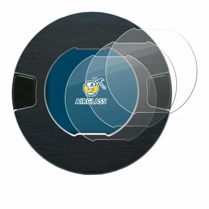 Abbildung des Geräts OOONO P-DISC NO1 mit einer Vielzahl des Displayschutzes.