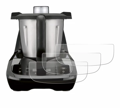 Abbildung des Geräts SilverCrest Monsieur Cuisine compact mit einer Vielzahl des Displayschutzes.