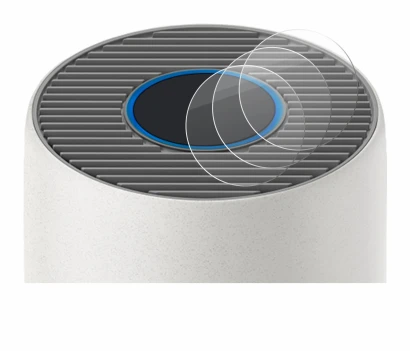 Abbildung des Geräts Philips 2000i Series AC2939 mit einer Vielzahl des Displayschutzes.