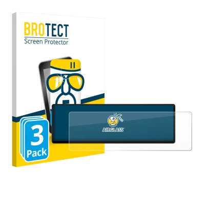 Vorderseite einer Produktverpackung mit dem Markenlogo BROTECT. Daneben ist das Gerät Corsair Xeneon Edge 14.5" mit dem zugehö