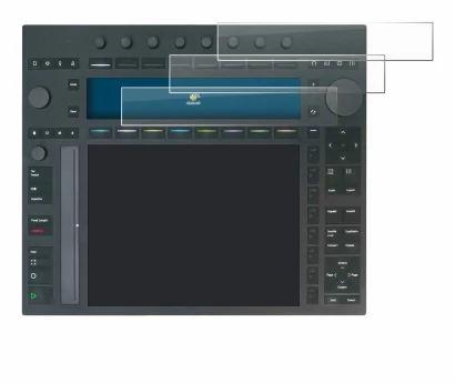 Abbildung des Geräts Ableton Push 3 mit einer Vielzahl des Displayschutzes.