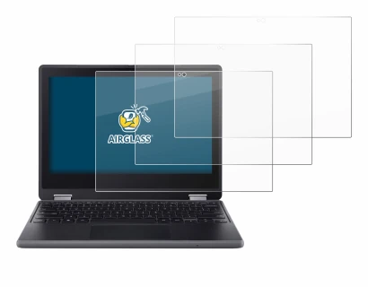 Abbildung des Geräts Acer Chromebook Spin 511 R757TN mit einer Vielzahl des Displayschutzes.