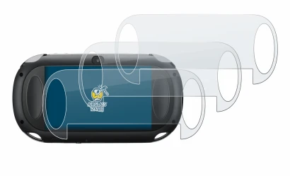 Abbildung des Geräts Sony Playstation PCH-1000-Serie PS Vita Touchpad (Rückseite) mit einer Vielzahl des Displayschutzes.