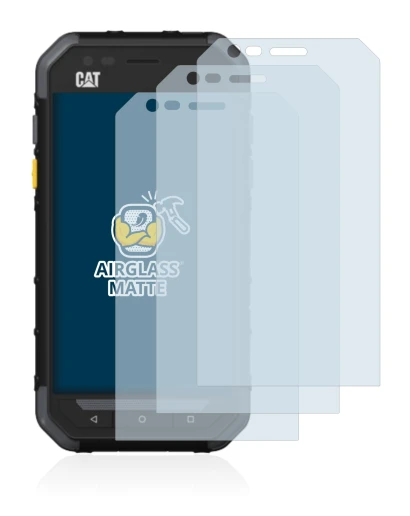 Abbildung des Geräts Caterpillar Cat S30 mit einer Vielzahl des Displayschutzes.