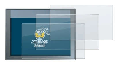 Abbildung des Geräts Siemens Simatic HMI KTP 700 Basic mit einer Vielzahl des Displayschutzes.