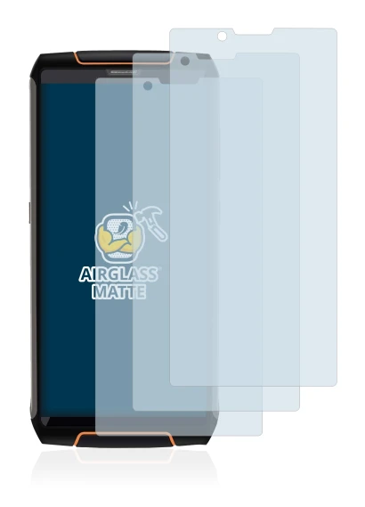 Abbildung des Geräts Cubot King Kong 3 mit einer Vielzahl des Displayschutzes.