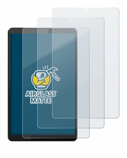 Abbildung des Geräts Lenovo Tab M8 mit einer Vielzahl des Displayschutzes.