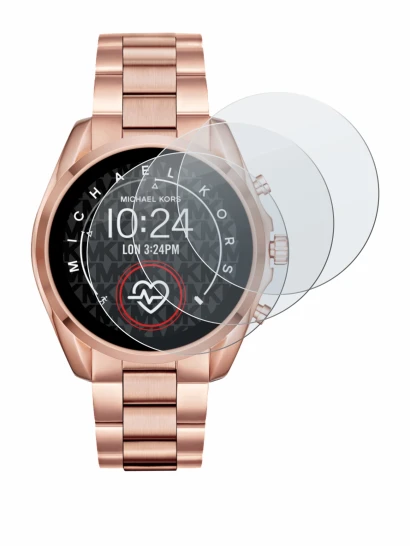 Abbildung des Geräts Michael Kors Access Bradshaw 2 mit einer Vielzahl des Displayschutzes.