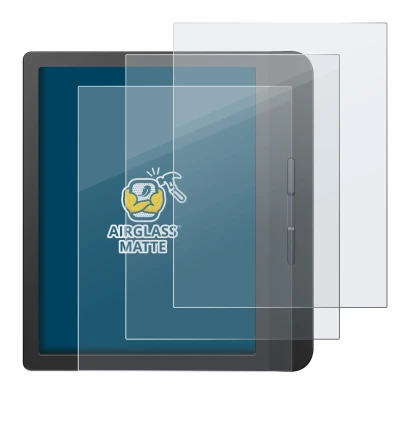 Abbildung des Geräts Tolino Vision 5 mit einer Vielzahl des Displayschutzes.