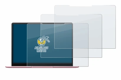 Abbildung des Geräts Huawei MateBook 13 2020 mit einer Vielzahl des Displayschutzes.